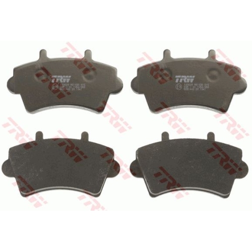 Placute frana Nissan Interstar Bus (X70), 04.2002-, Interstar Platou / Sasiu, 08.2003-, Opel Movano Autobasculanta (H9), 01.1999-, Renault Master 2 Caroserie (Fd), 07.1998-, TRW