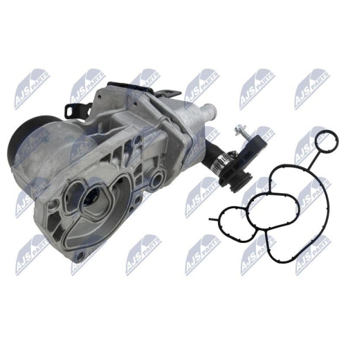 Radiator racire motor cu filtru motor 2.2d Ford Mondeo 4 2008-2015, Citroen C5 2, 3 2006-, Peugeot 508 2010-, Mitsubishi Outlander 2 2007-2012, Land Rover Freelander 2006-, Jaguar Xf X250 2011-, 9682632980