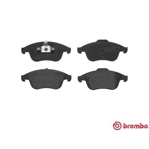 Placute frana Renault Laguna Coupe (Dt0/1) 09.08-12.15, Laguna 3 (Bt0/1) 10.07-12.15, Laguna 3 Grandtour (Kt0/1) 10.07-12.15, Latitude (L70) 07.10-, Fata, BREMBO