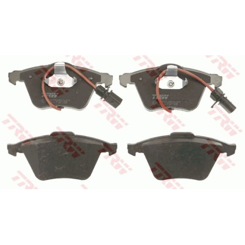 Set placute frana Trw GDB1617, parte montare : Punte fata