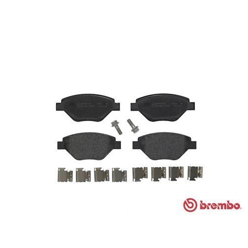 Placute frana Renault Megane 2 (Bm0/1 Cm0/1) 07.01-10.12, Megane 2 Saloon (Lm0/1) 08.03-, Fata, BREMBO