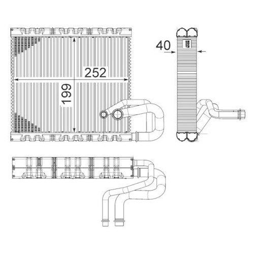 MAHLE Evaporator, aer conditionat BEHR *** PREMIUM LINE ***