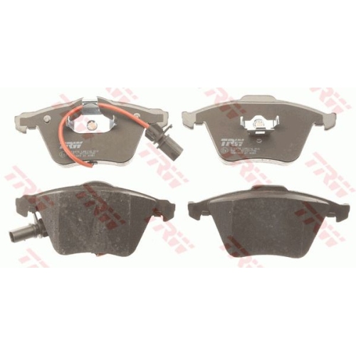 Set placute frana Trw GDB1659, parte montare : Punte fata