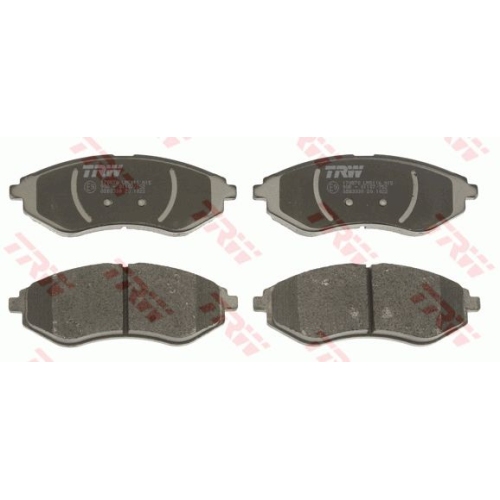 Set placute frana Trw GDB3330, parte montare : Punte fata