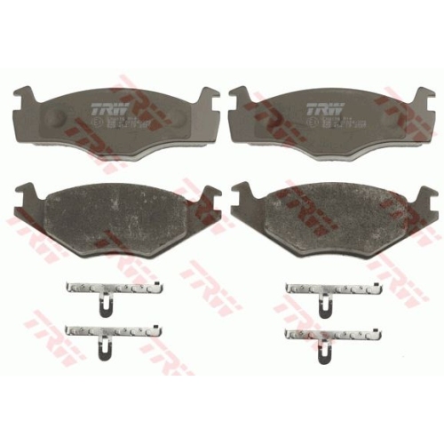 Set placute frana Trw GDB454, parte montare : Punte fata