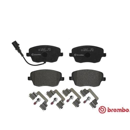Placute frana Seat Cordoba (6l2) 09.02-11.09, Cordoba Vario (6k5) 07.96-12.02, Ibiza 3 (6l1) 02.02-11.09; Skoda Fabia 2 (542) 12.06-12.14 , Roomster (5j7) 03.06-05.15 ; Vw Polo (9n 9a) 10.01-10.14, Polo 4 Sedan (9n2) 09.02-12.10, Fata, BREMBO