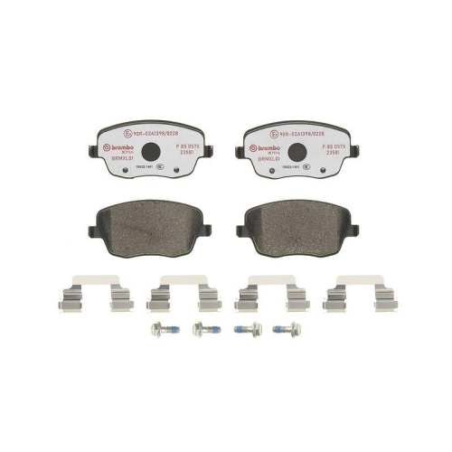 Placute frana Seat Ibiza 3 (6l1) 02.02-11.09, Ibiza 4 (6j5 6p1) 03.08-12.17, Ibiza 4 Sc (6j1 6p5) 06.08-12.18; Skoda Fabia I (6y2) 08.99-03.08 , Fabia 2 (542) 12.06-12.14 , Roomster (5j7) 03.06-05.15 ; Vw Polo (9n 9a) 10.01-10.14, Polo 4 Sedan (9n2) 09.02