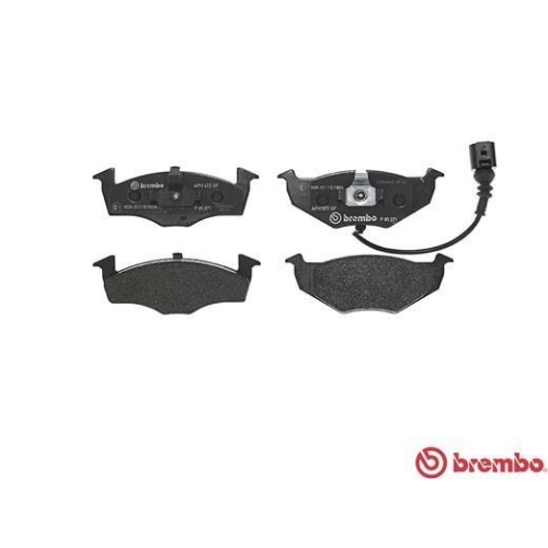 Placute frana Skoda Fabia I (6y2) 08.99-03.08 , Fabia 2 (542) 12.06-12.14 , Roomster Praktik (5j) 03.07-05.15; Vw Polo (9n 9a) 10.01-10.14, Fata, BREMBO
