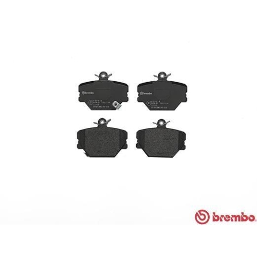 Placute frana Smart Cabrio (450) 03.00-01.04, City-Coupe (450) 07.98-01.04, Crossblade (450) 06.02-12.03, Fortwo Cabriolet (450) 01.04-01.07, Fortwo Cabriolet (451) 01.07-, Fortwo Coupe (450) 01.04-02.07, Fortwo Coupe (451) 01.07-, Roadster (452) 04.03-11