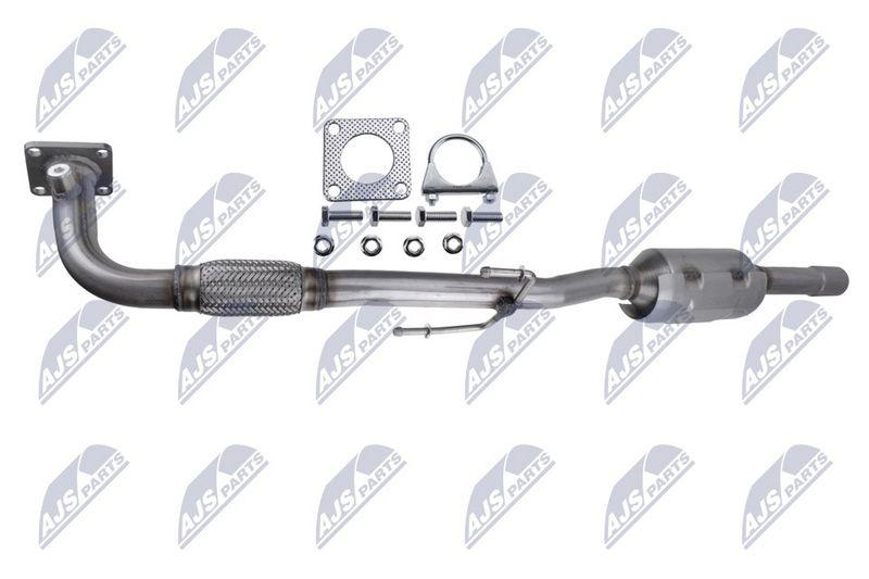 Catalizator VW Lupo I 1.4 16v (Afk, Anm, Aqq, Aub) 1999-2005, Polo 1.4 16v (Afk, Aqq, Aub) 1999-2001; Seat Arosa 1.4 16v (Afk, Aqq, Aub) 2000-2004; Euro 5; 6K0253208JX; NTY, aftermarket