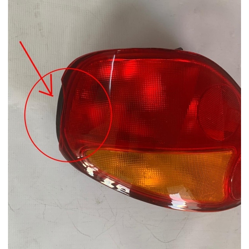 Stop, lampa spate DAEWOO MATIZ I (KLYA/M100), 01.1998-12.2008, DEPO, partea stanga, cu lampa ceata spate;tip bec P21/5W+P21W; cu locas bec- CRAPAT LA MARGINE