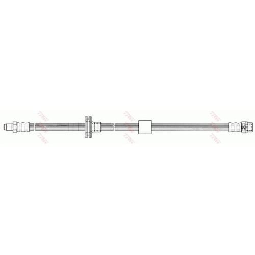 Furtun frana fata TRW, Bmw X3 (E83), 2003-2011, partea stanga=dreapta, Fata; puntea fata; stanga; dreapta