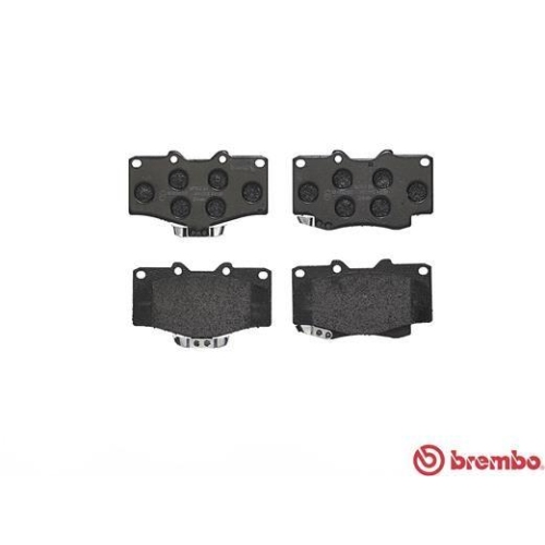 Placute frana Toyota 4 Runner 2 ( N1) 08.87-12.96, 4 Runner 3 ( N18) 11.95-07.03, Hilux 2 Suv (Ln Kzn1 Vzn1 Rn1) 08.88-11.98, Hilux 5 Pick-Up ( N Kzn1 Vzn1) 09.88-08.01, Hilux 6 Pick-Up ( N1) 08.94-03.06, Land Cruiser ( J7 Jl7) 03.84-, Land Cruiser 90 ( J