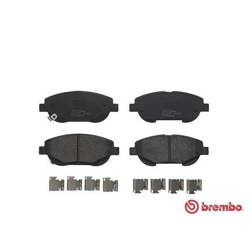 Placute frana Toyota Avensis Estate ( T27) 11.08-10.18, Avensis Sedan ( T27) 11.08-10.18, Verso ( R2) 04.09-08.18, Verso Van ( R2) 04.09-08.18, Fata, BREMBO