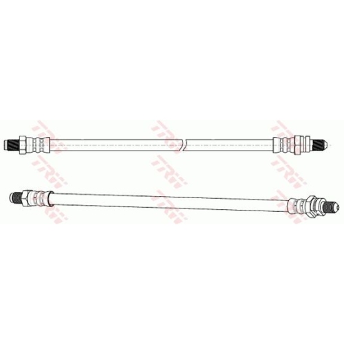 Furtun frana spate TRW Ford Fiesta Caroserie (J5 J3 ) 02.1996- Fiesta Caroserie (Jv ) 05.1998-08.03 Fiesta IV (Ja Jb ) 08.1995-06.06 Puma 03.1997-06.02; Mazda 121 III 03.1996-04.03 partea stanga=dreapta
