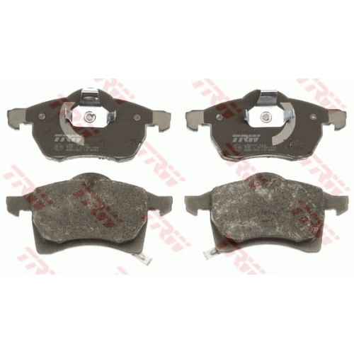 Set placute frana Punte fata Chevrolet Corsa Combi, Corsa Limuzina; Opel Astra F, Astra G, Meriva 2010-2017; Zafira A, 1999-2012, TRW GDB1350