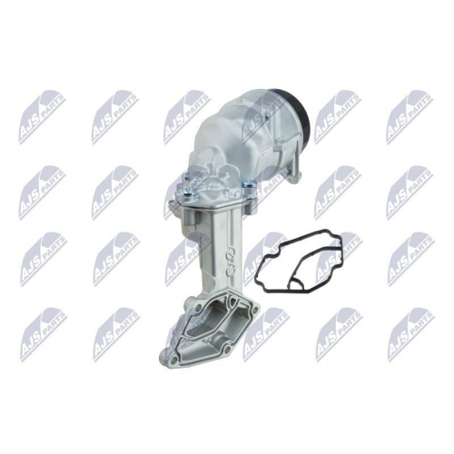 Carcasa filtru ulei cu radiator motor 3.0d Mercedes C W203, W204 2005-2015, E W211, W212, W213 2005-2018, Sprinter 2006-, M W164 2005-2012, S W221, W222 2005-2017, Gl X164, X166 2006-2015, 6421801410