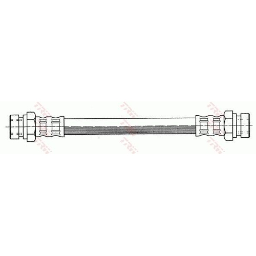 Furtun frana Seat Ibiza 2 (6k1); Vw Corrado (53i), Golf 3 (1h1), Golf 3 Cabriolet (1e7), Golf 3 Van (1h1), Golf 3 Variant (1h5), Golf 4 Cabriolet (1e7), Golf Van 3 Variant (1h5), Vento (1h2), punte spate, Stanga=Dreapta, TRW