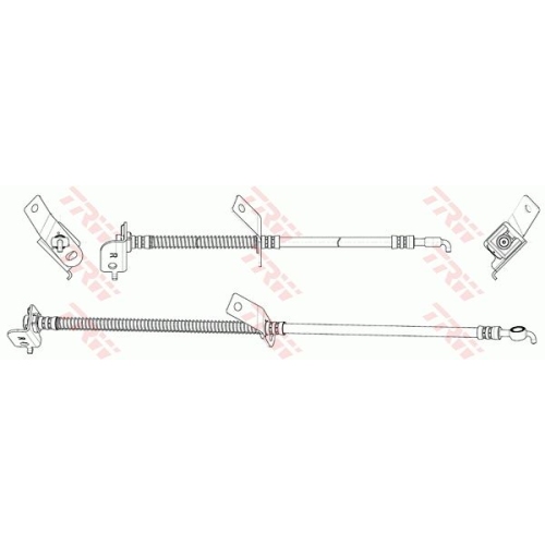 Furtun frana fata TRW, Kia Ceed, 2006-2012, Pro Ceed (Ed), 02.2008-02.13, partea dreapta, Fata; Axa fata dreapta