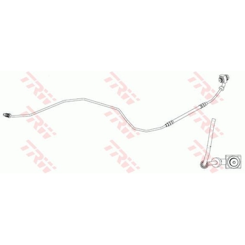 Furtun frana spate TRW Audi A3 (8L) 1996-2006 TT (8N) 1998-2006 Seat Leon (1M) 1999-2006; Skoda Octavia I (1U) 1996-2010 VW Bora Golf 4 (1J) 1997-2007 partea stanga spate