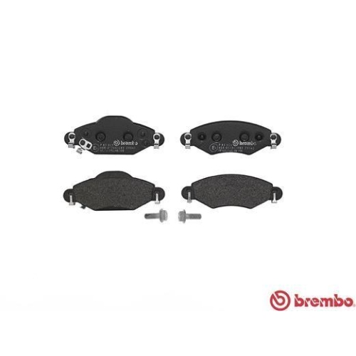 Placute frana Toyota Yaris ( P1) 01.99-12.05, Fata, BREMBO