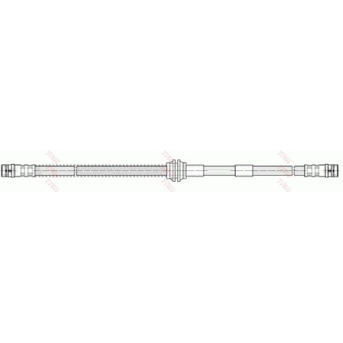 Furtun frana Audi Q7 (4lb), Q7 Van (4lb); Vw Touareg (7la, punte fata, Stanga=Dreapta, TRW