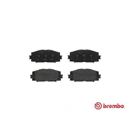 Placute frana Toyota Yaris / Vios Sedan ( P9) 08.05-12.13, Fata, BREMBO