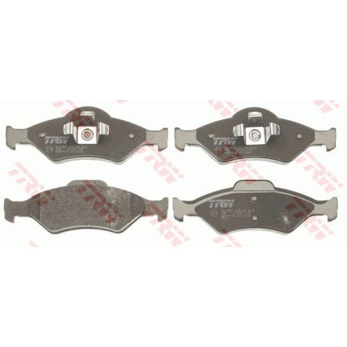 Set placute frana Trw GDB1418, parte montare : Punte fata