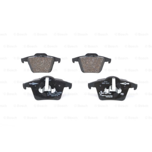 Set placute frana Bosch 0986494102, parte montare : Punte Spate, Volvo Xc90 I, 06.2002-01.2015