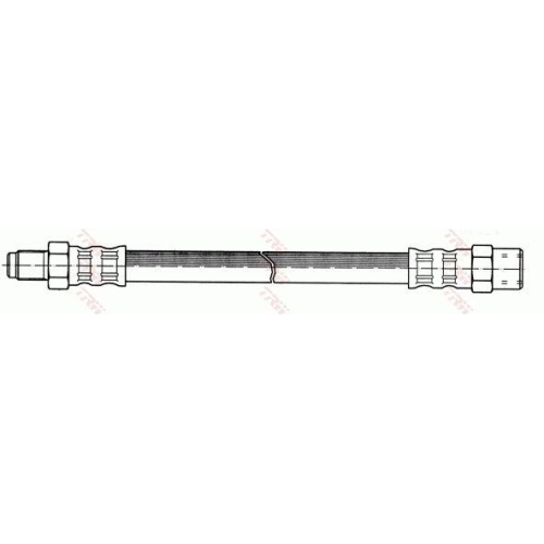 Furtun frana Mercedes /8 Coupe (W114), G-Class (W460), G-Class (W463), S-Class (W116), SL (R107), T1 Box (601), T1 Bus (602), punte fata, Stanga=Dreapta, TRW