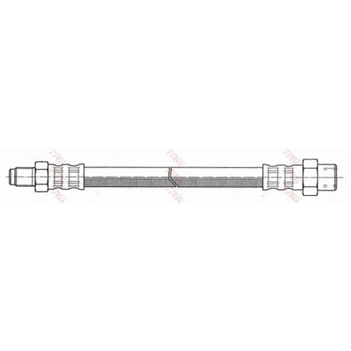 Furtun frana Mercedes 123 (W123), 124 (W124), 190 (W201), E-Class (W124), S-Class (W116), S-Class (W126), SL (R107), punte fata, Stanga=Dreapta, TRW