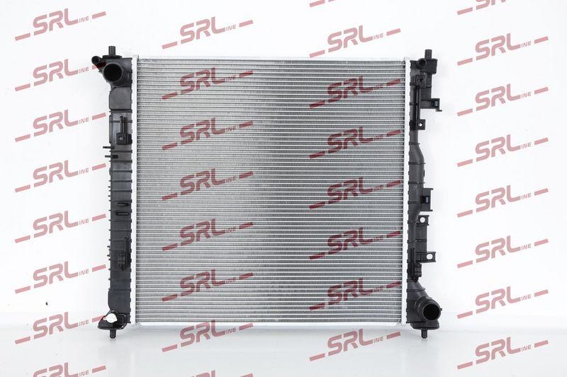 Radiator Hyundai Tucson 21-, motor: 1.6 CRDI, iesire - conector rapid, 485x478x16, SRLine, Aluminiu/ Plastic brazat, 25310N7010; 25310N7030