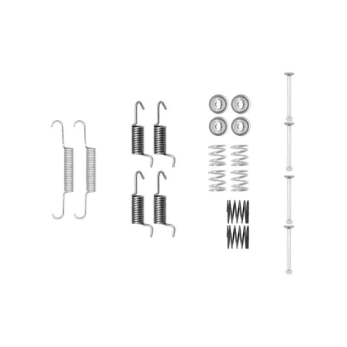 Set accesorii saboti frana Citroen C4 Aircross, C-Crosser (Vu , C-Crosser Enterprise (Vu , C-Crosser Van (Vu); Jeep Compass (Mk49), Patriot (Mk74); Mazda Premacy (Cp); Mitsubishi Asx (Ga W), Grandis (Na W), Lancer 8 (Cy A, Lancer 8 Sportback (Cx A), Outla