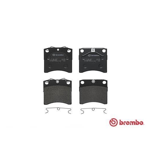 Placute frana Vw California T4 Camper (7dj 7dk 70j) 09.90-08.04, Transporter T4 Box (70a 70h 7da 7dh) 07.90-04.03, Transporter T4 Bus (70b 70c 7db 7dk 70j 70k 7dc 7) 09.90-08.04, Transporter T4 (70e 70l 70m 7de 7dl) 07.90-04.03, Fata, BREMBO