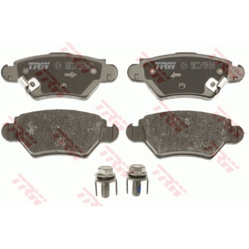 Set placute frana Trw GDB1471, parte montare : Punte spate, Opel Astra F (Classic/Convertible), Astra G 1998-2009, Zafira A 1999-2005