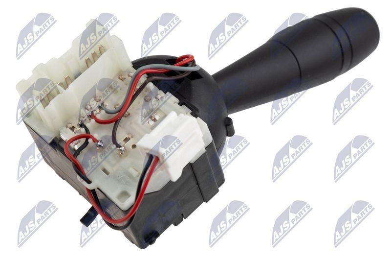Comutator coloana directie Renault Captur 2013-, Clio IV 2012-, Trafic III 2014-, Twingo III 2014-; functii: semnalizare, proiectoare ceata, fara claxon, cu lumini automate de zi; 255675887R; NTY, aftermarket