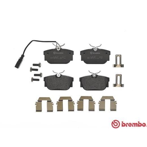 Placute frana Vw California T4 Camper (7dj 7dk 70j) 09.90-08.04, Transporter T4 Box (70a 70h 7da 7dh) 07.90-04.03, Transporter T4 Bus (70b 70c 7db 7dk 70j 70k 7dc 7) 09.90-08.04, Transporter T4 (70e 70l 70m 7de 7dl) 07.90-04.03, Spate, BREMBO