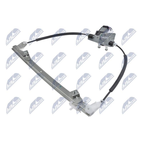 Macara geam Fiat Panda 2003-2011, Fata Stanga, Cu motor fara mufa, 46803652