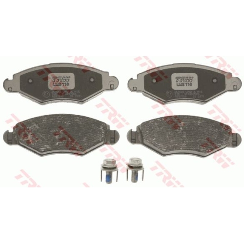 Set placute frana Trw GDB1500, parte montare : Punte fata