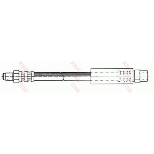 Furtun frana Audi 80 B4 Avant (8c5), 80 B5 Avant (8d5), A4 B5 (8d2), A4 B5 Avant (8d5), A8 D2 (4d2; Bmw 7 (E38), Z8 Roadster (E52), punte spate, Stanga=Dreapta, TRW