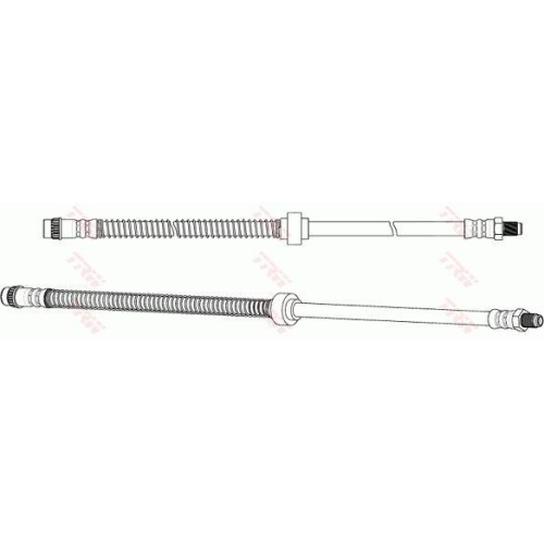 Furtun frana Citroen Berlingo, C2 (JM), Xsara (N1), Peugeot 1007, Partner (5), punte fata, TRW