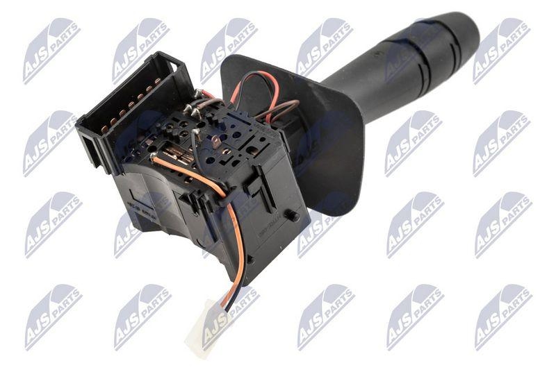 Comutator coloana directie Renault Megane I 1995-; functii: semnalizare, lumini, proiectoare ceata fata, spate, fara calculator bord, fara claxon, fara senzor unghi volan; 7701040730; NTY, aftermarket