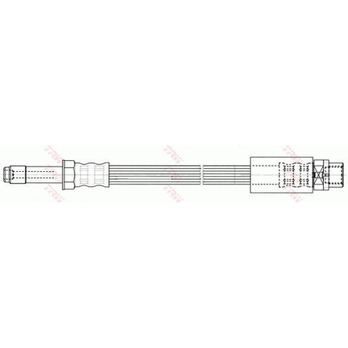 Furtun frana BMW 1 (E81), 1 (E87), 1 (F20), 1 (F21), 2 (F23), 2 (F22), 3 (E90), 3 (F30), 4 (F33), X1 (E84), punte spate, Stanga=Dreapta, TRW