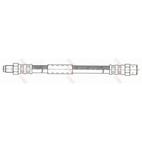 Furtun frana Bmw 3 (E36), 3 Convertible (E36), 3 Coupe (E36), punte spate, Stanga=Dreapta, TRW