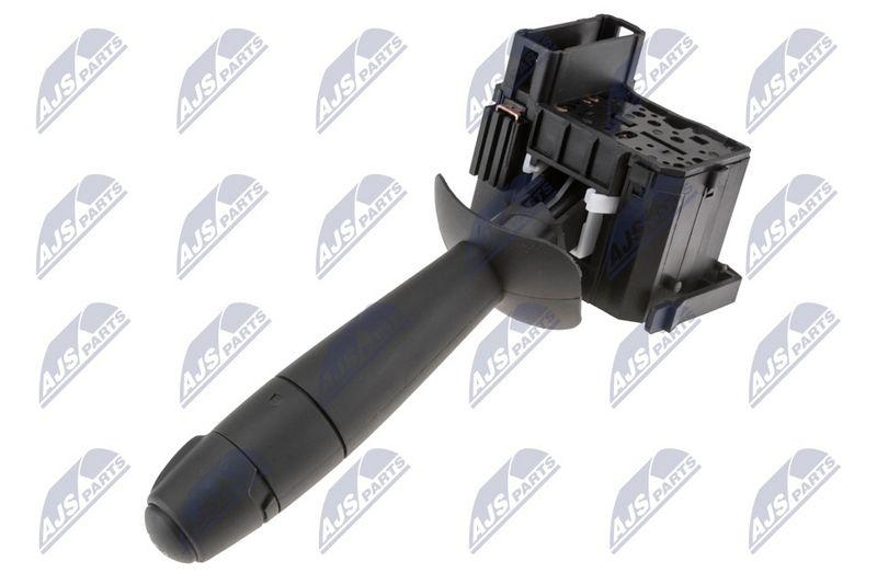 Comutator coloana directie Renault Trafic II 2001-, Espace IV 2002-, Laguna II 2001-, Vel Satis 2002-, Opel Vivaro A 2001-; functii: spalare, stergere luneta, spalare, stergere parbriz, fara calculator bord; 7701048914; NTY, aftermarket