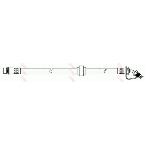 Furtun frana Opel Movano A Box (X70), Movano A Bus (X70), Movano A Flatbed / Chassis (X70), punte fata, Stanga=Dreapta, TRW