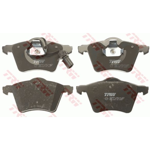 Set placute frana Trw GDB1538, parte montare : Punte fata