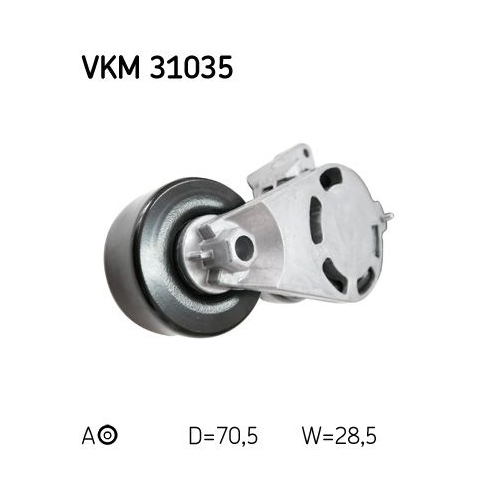 SKF rola intinzator,curea transmisie