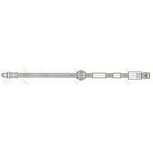 Furtun frana Ford Mondeo 3 (B5y), Mondeo 3 Estate (Bwy), Mondeo 3 Sedan (B4y), punte fata, Stanga=Dreapta, TRW