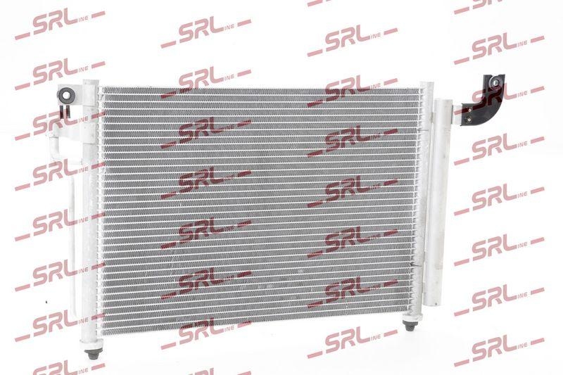 Condensator climatizare AC Kia Rio 05-11, motor: 1.5 CRDI, Condensator cu uscator integrat , 535 (485)x355x17, SRLine, miez si rezervor din aluminiu brazat, 976061G300